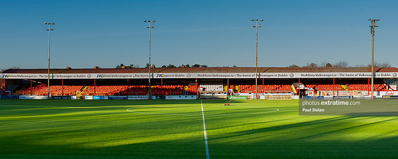 Shelbourne FC v Bray Wanderers Tolka Park 2 April 2021 No 12 newly surfaced Tolka Park