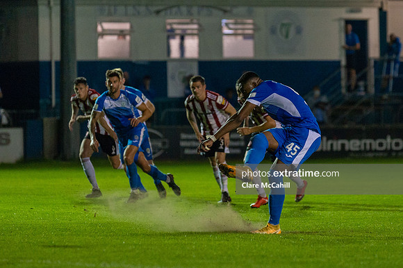 Tunde Owolabi Finn Harps v Derry City FAI Cup-6098