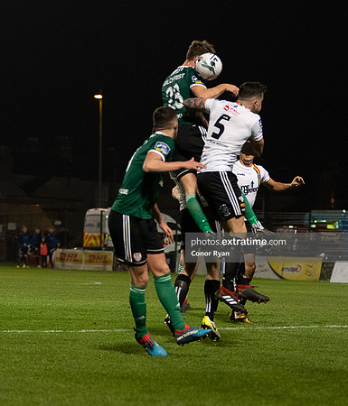 Ally Gilchrist clears from Rob Cornwall