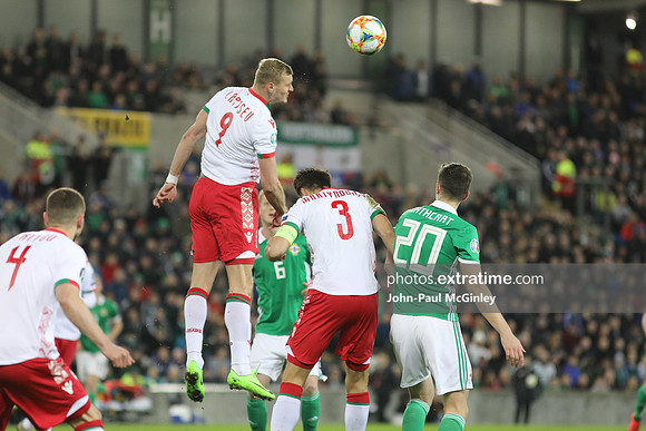 N.Ireland 2 vs 1 Belarus . Euro 2020 Qualifier. 24-3-19-4