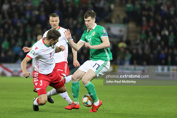 N.Ireland 2 vs 1 Belarus . Euro 2020 Qualifier. 24-3-19-3