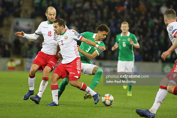 N.Ireland 2 vs 1 Belarus . Euro 2020 Qualifier. 24-3-19-10