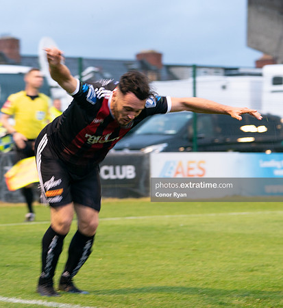Eric Molloy celebrates landing