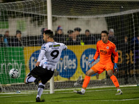 Dundalk FC v St Patrick's Athletic No 10 Pat Hoban Dundalk FC & Brendan Clarke GK St Pat's