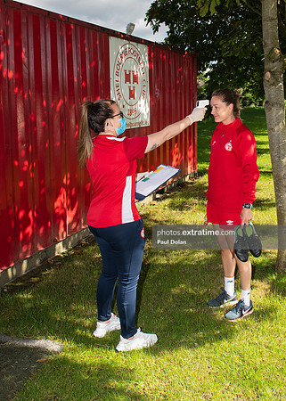 Shelbourne FC WNL Pre Season Training AUL Clonshaugh Covid 19 Testing No 2