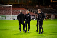 Bohemian FC management share a joke