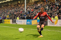 Kris Twardek of Bohemian FC gets in a cross