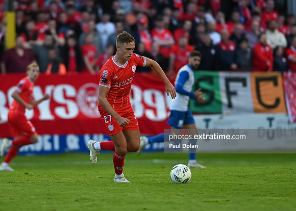Shelbourne v St Joseph's (GBR) UECL game 11 July 2024 Tolka Park No 17
